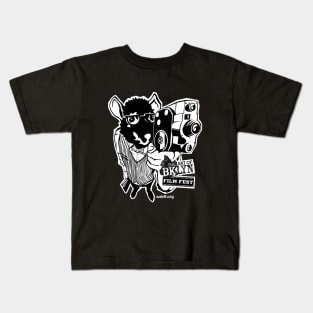 Retro Art of Brooklyn Film Festival Mascot Kids T-Shirt